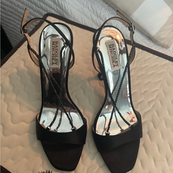 Badgley mischka Neville jeweled strap heels - Picture 4 of 6